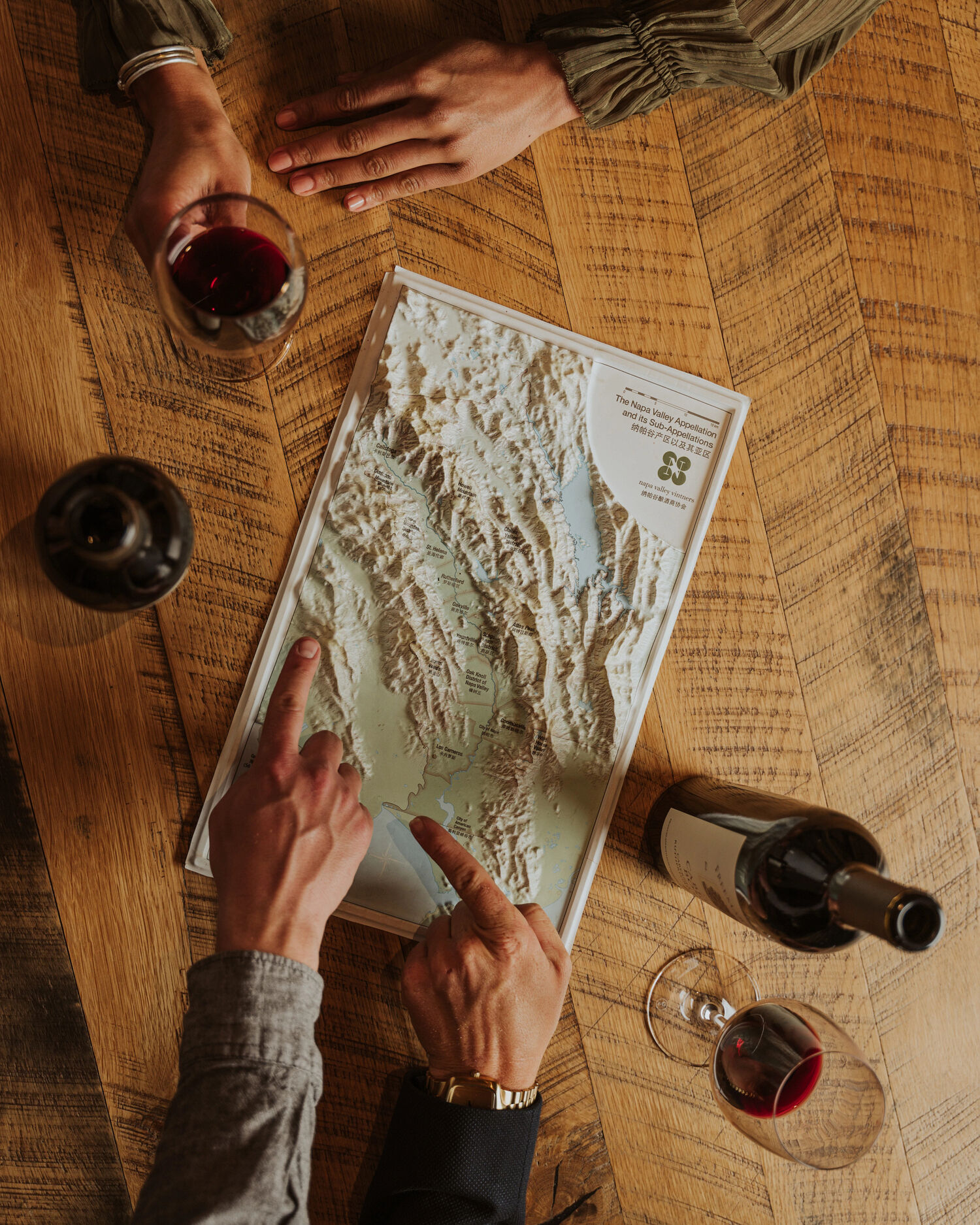 Freemark Abbey textured map